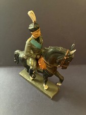 LINEOL /ELASTOLIN . LINEOL Italian dictator WW2 on Horse