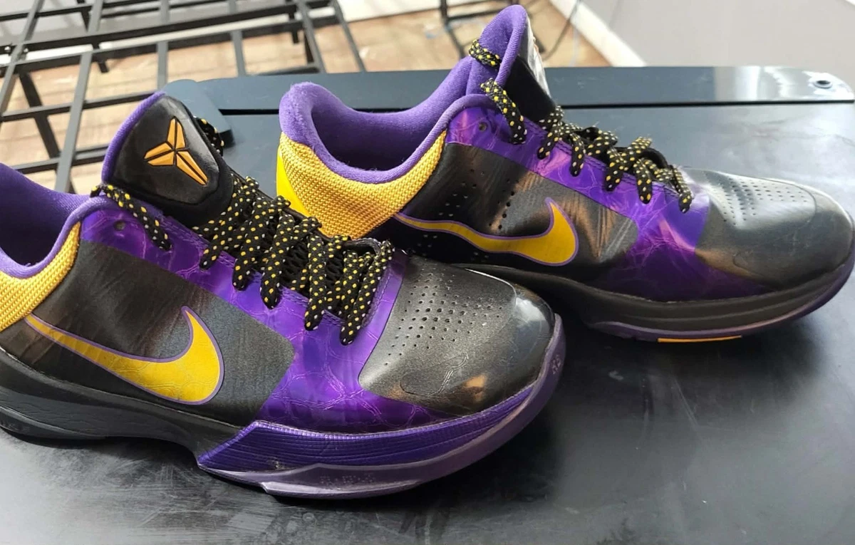 Nike Zoom Kobe 4 Lakers Away for Sale | Authenticity Guaranteed | eBay