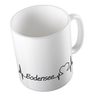 Kaffeetasse Bodensee Keramik Tasse Weiß Geschenkidee Souvenir PräSent Wichtelges