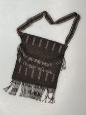 Antique Silver French Steel Micro Bead Fringe Flapper Purse For Restoration