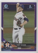 2018 Bowman Draft Chrome Purple Refractor 43/250 Cody Deason #BDC-194 0l2