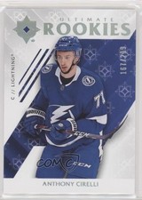 2018 Upper Deck Ultimate Collection Rookies /299 Tier 1 Anthony Cirelli #58 0zu