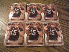 TY SIMPSON -(6x) 2022 Bowman University Chrome 1st Rookie ( LOT ) CRIMSON TIDE