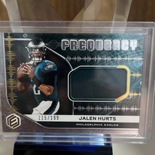 Panini 2020 Elements Jalen Hurts Frequency #FR-12 Serial Numbered /199 Eagles