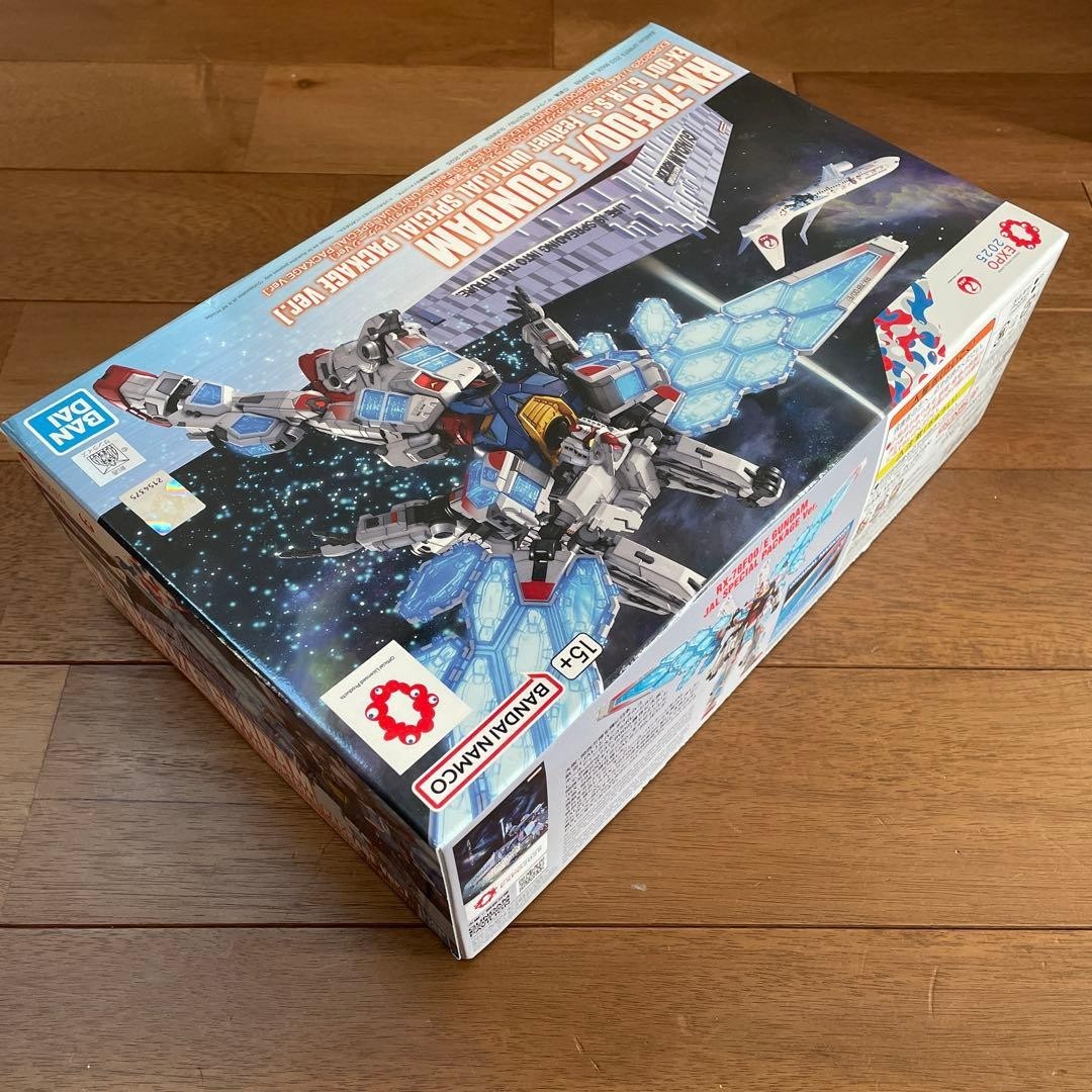 Bandai Namco RX 78F00 E GUNDAM Model Kit JAL Special Package 1/144