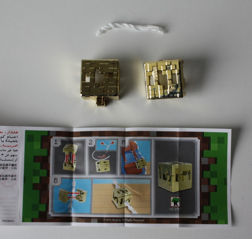 MINECRAFT 2026 FIGUREN KINDER JOY VC399 GOLDENER BLOCK NEU EBay de minecraft-2026-figuren-kinder-joy-vc399-goldener-block-neu-ebay-de