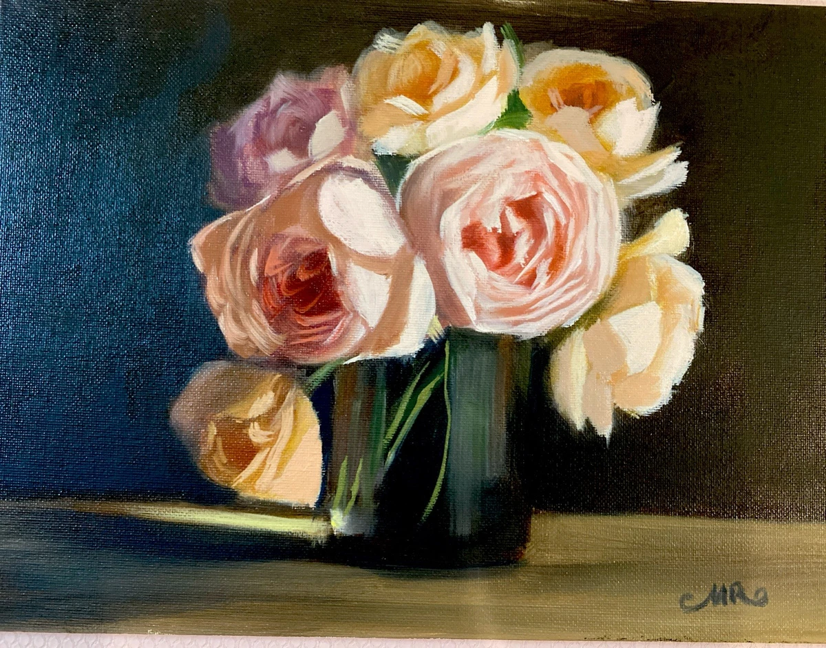 Oil Painting Floral Art Paintings for sale | eBay