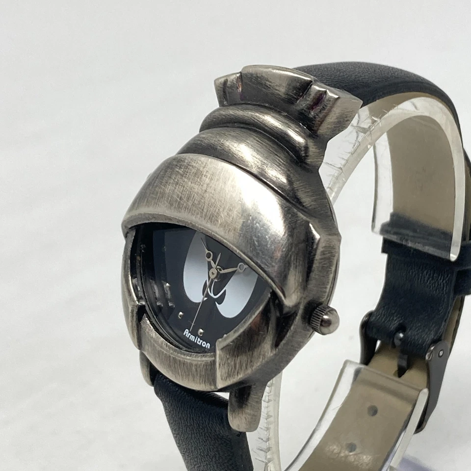 Reloj De Colección Armitron Looney Tunes Marvin el Marciano Mujer Tono Plateado Batería Nueva Foto 4 de 4