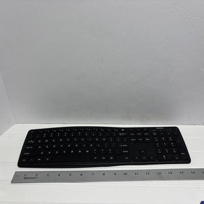 Multi-Device Comfortable Wireless Bluetooth Keyboard with Nano USB-A, USB-C T...