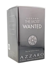 Azzaro The Most Wanted 3.3 oz.Eau de Parfum Intense Spray for Men Sealed Box