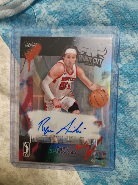 2024 Topps G League Chrome Black Border Ssp 05/10 #AURA Ryan Arcidiacono Autogramm