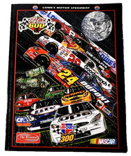 VTG May 2001 Lowe's Motor Speedway NASCAR Coca-Cola 600 Magazine Sam Bass 