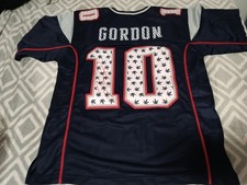 Josh Gordon Custom NE Patriots Autographed Signed Weed Pot Jersey XL JSA COA