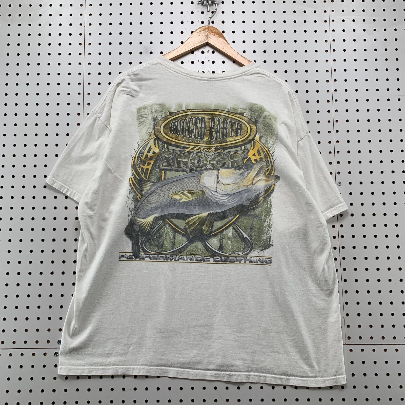 Vintage Rugged Earth Fishing Shirt Mens 2XL White Snook Graphic Outdoor Nature
Opens in a new window