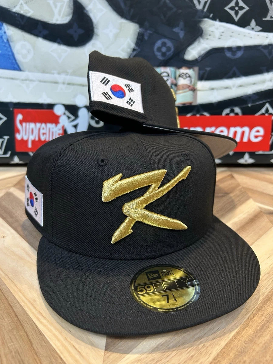 New Era South Korea World Baseball Classic WBC Fitted Black Gold 7