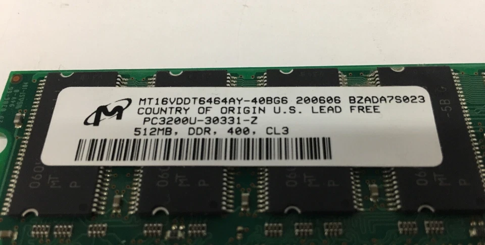 Samsung 0406 C PC3200u-30331-Z M368L3223FTN-CCC 256MB - Image 4 of 4