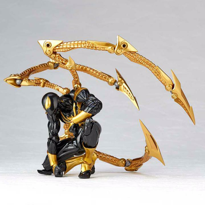 Action Figure AMAZING YAMAGUCHI 023EX Iron Spider Black Painted