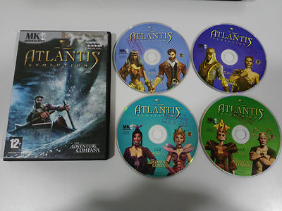 Atlantis Evolution Juego PC Español 4 X CD-ROM MK Interactive | eBay ...