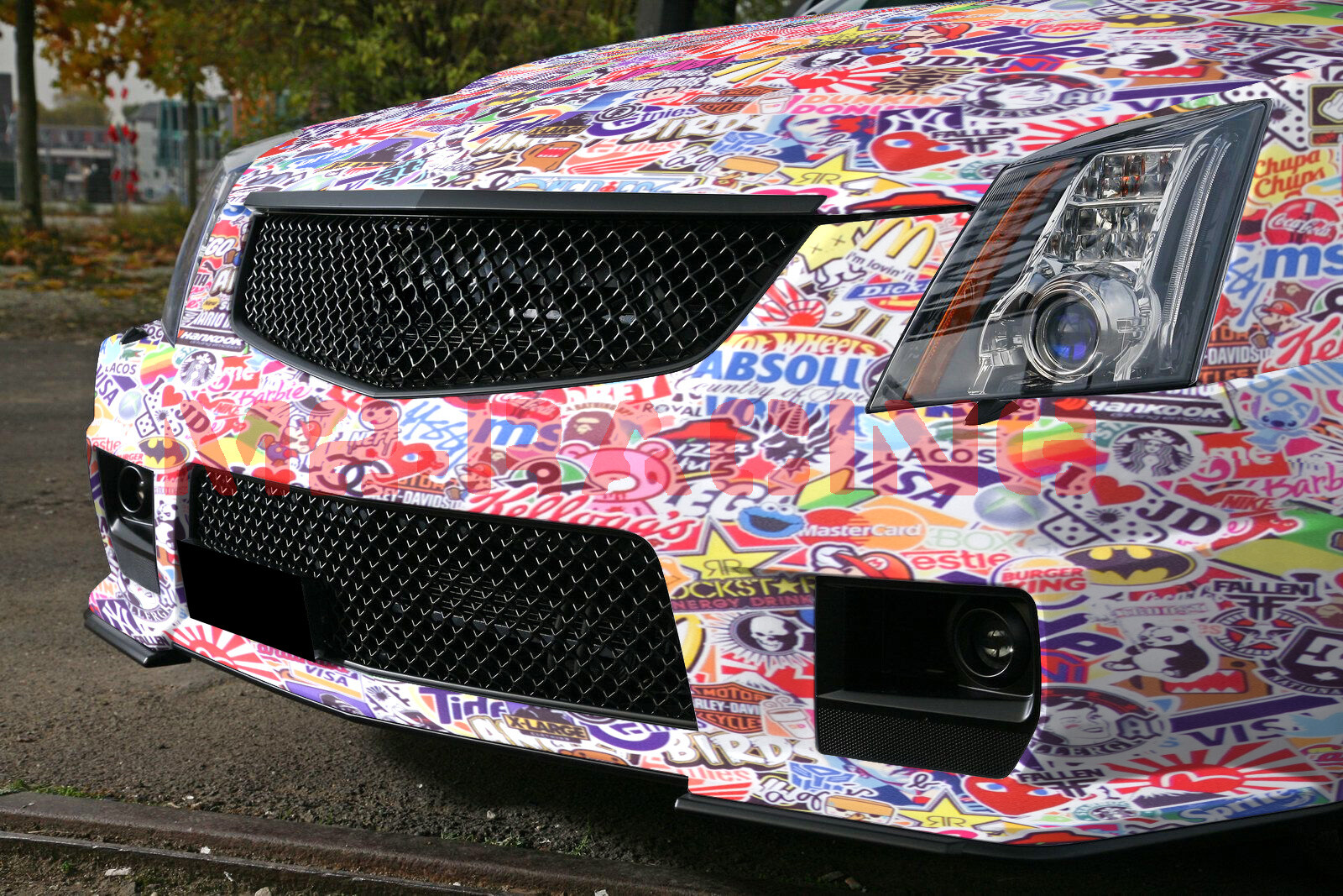 【Sticker Bomb】 Vinyl Wrap Decal Film Graffiti Cartoon JDM USDM Sheet ...