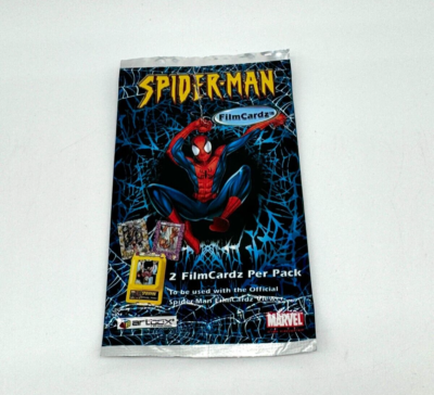 Vintage Spider-Man Flim Cardz Card Pack NEW SEALED Marvel