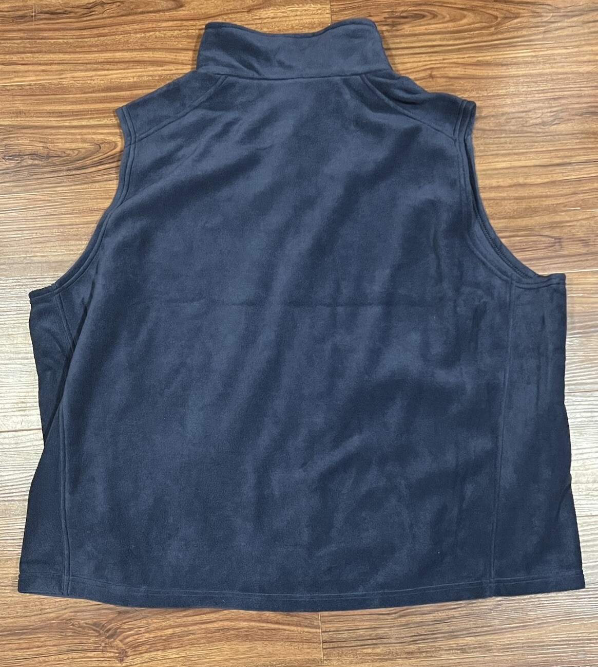 Columbia Vest Mens 4XL Blue Steens Mountain Fleece Full Zip Mock Neck Outdoor