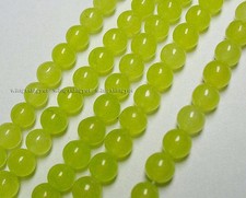 8mm Peridot Round Loose Beads Gemstones 15" AAA Grade