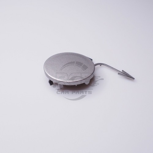 Cubierta de gancho de remolque de parachoques delantero para VW Passat B7 3C 2011-2014 plata tungsteno LB7W - Imagen 3 de 7