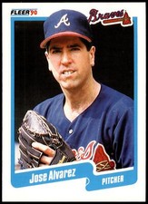 Jose Alvarez #574b 1990 Fleer