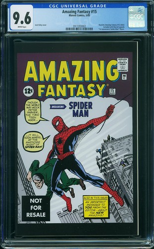 Amazing Fantasy #15 (2005) CGC 9.6 Marvel Legends Variant! 1st Spider-man! P4 cm