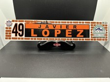 Javier Lopez Giants Name Plate