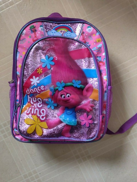 trolls backpack and lunchbox