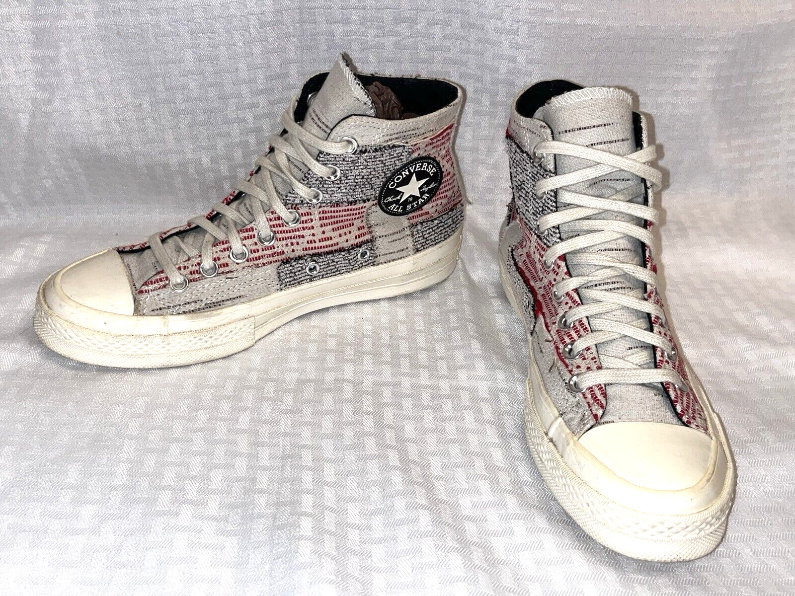 Converse Chuck 70 Patchwork Twill/Light Gray/Egre… - image 13