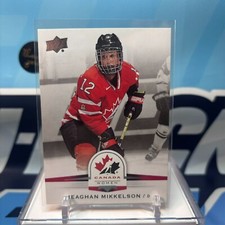 2014 UD Team Canada Juniors #79, MEAGHAN MIKKELSON SP 🔥🔥🔥 Women's Hockey Card