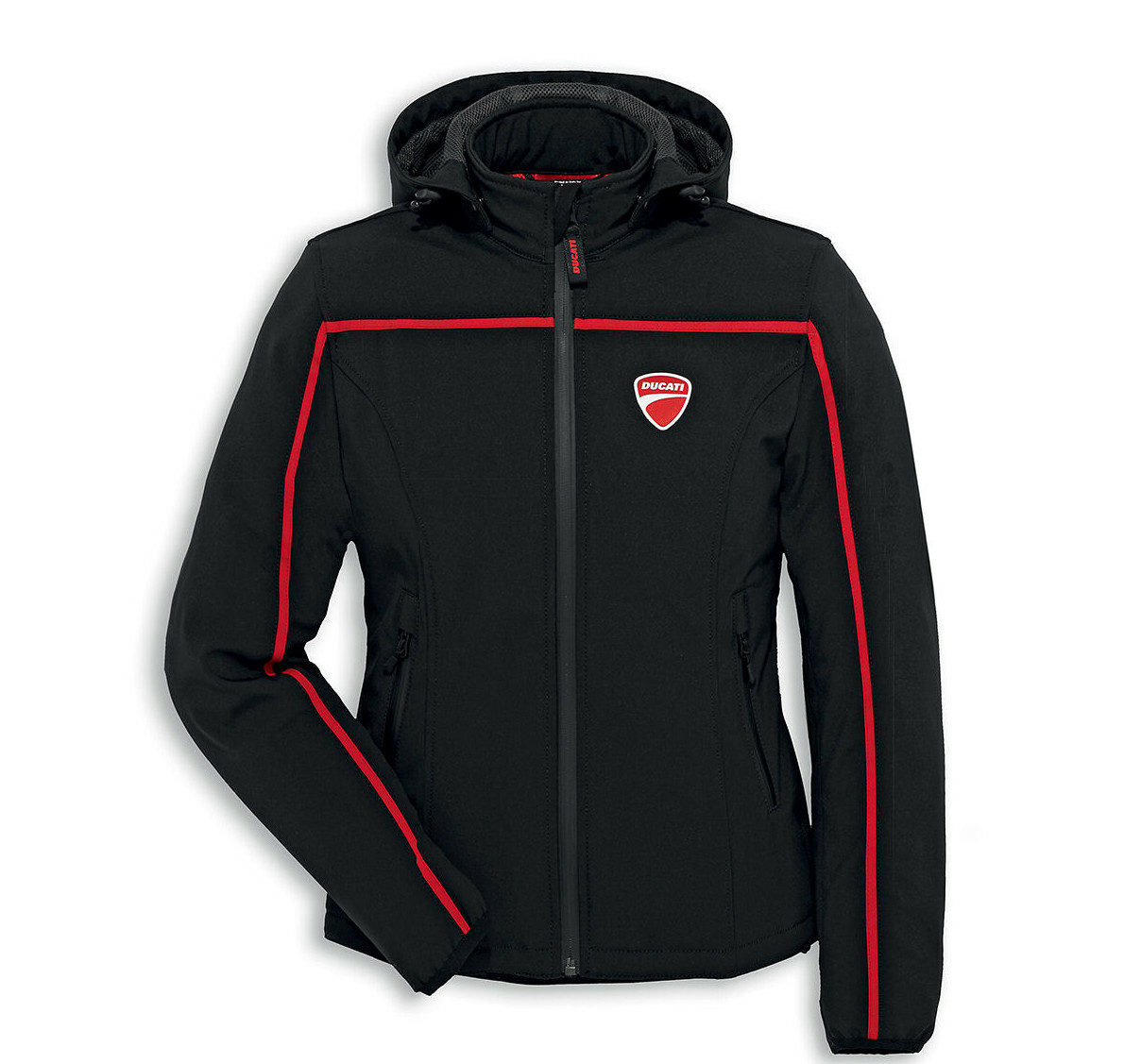 Ducati Spidi Redline Ladies Textile Jacket Fabric Jacket Black Red