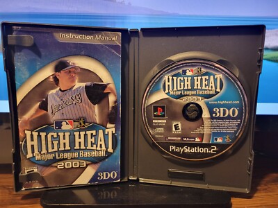 High Heat Major League Baseball MLB 2003 PS2 (PlayStation 2, 2002