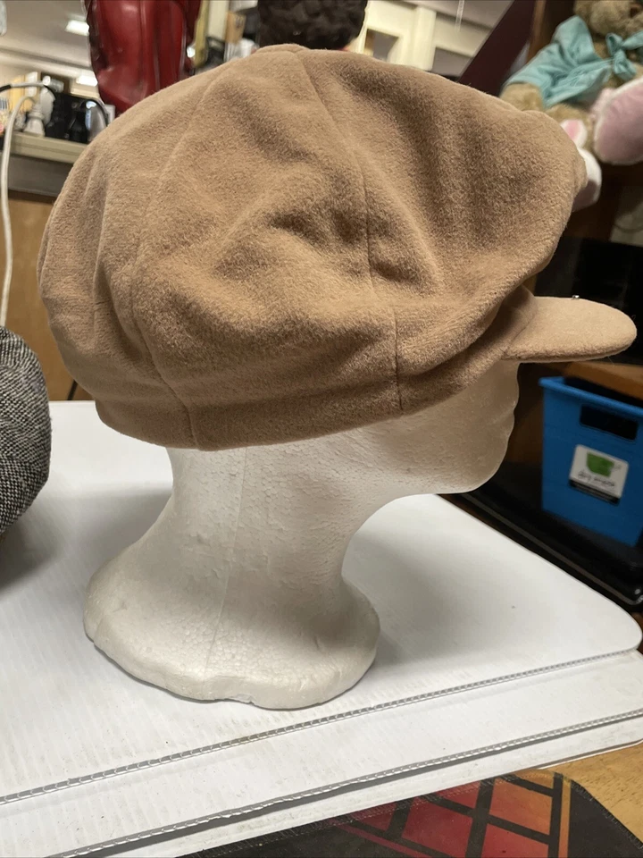 Gorra de Colección United Hatters y Millinery Workers Union Cabbie Gorra Grande de Vellón EE. UU. Foto 4 de 4