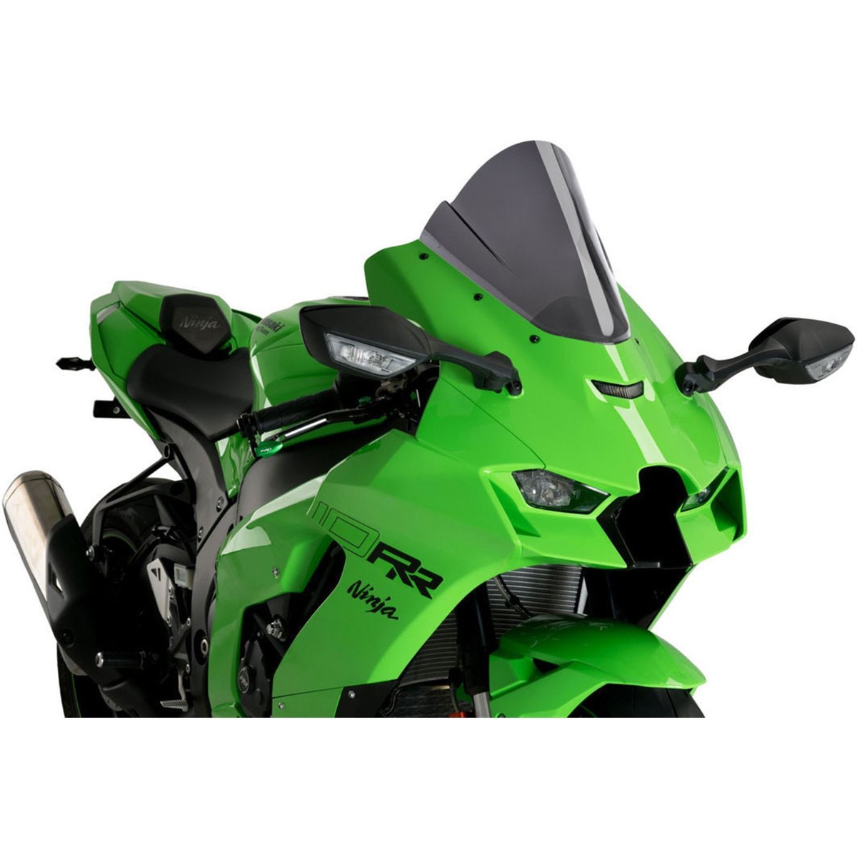 Puig Z-Racing Windscreen - Dark Smoke Fits Kawasaki 20541F