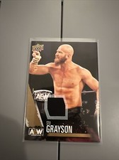 2021 Upper Deck AEW All Elite Wrestling Gold Memorabilia 169/199 Stu Grayson #32