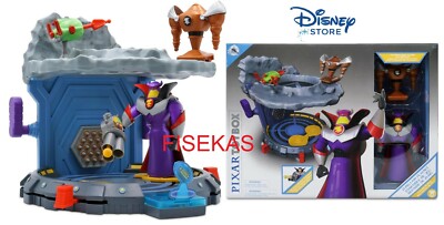 Disney Store Toy Story Zurg Lair Play Set Robot Figure Blaster
