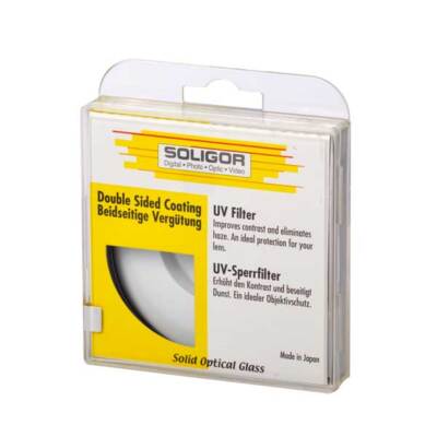Soligor UV Filter vergütet 77 mm incl. Kunststoff Box