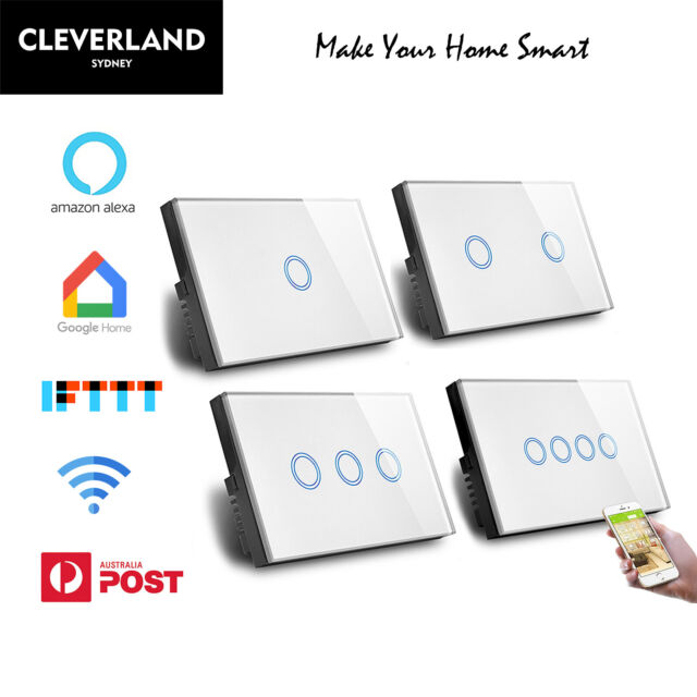 AU Approved Smart switch wifi touch glass wall switch ALEXA GOOGLE HOME AU Approved Smart switch wifi touch glass wall switch ALEXA GOOGLE HOME