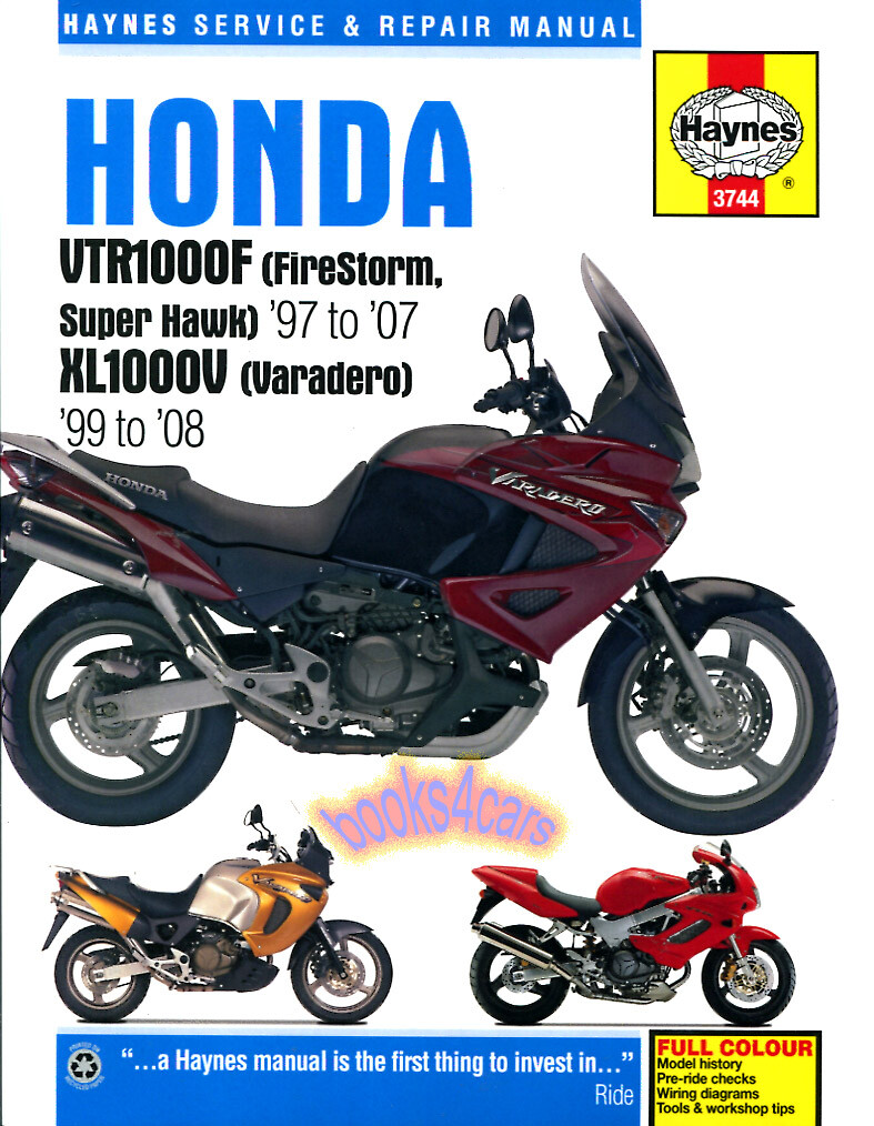 ホンダ サービスマニュアル パーツリスト　FireStorm VTR1000F ホンダ サービスマニュアル パーツリストFireStorm VTR1000F