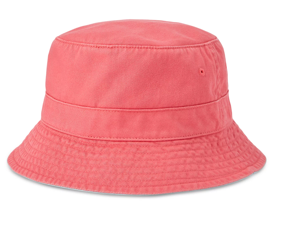 Polo Ralph Lauren Color Block~Striped-Band Twill Bucket Hat Pick