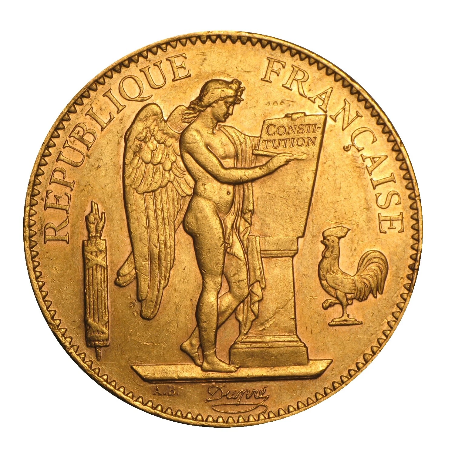 Gold 1914 Year French Coins