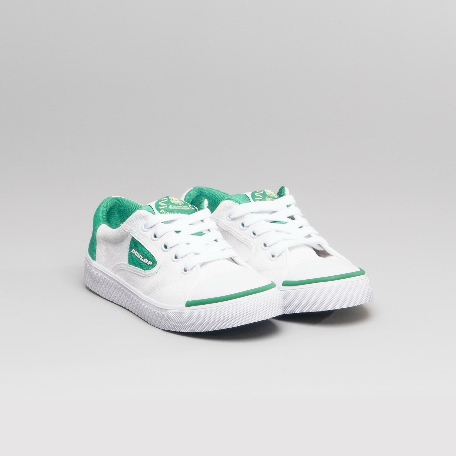 ladies dunlop green flash trainers