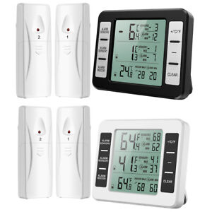 Hot_Refrigerator Thermometer Digital Kitchen Wireless Fridge Freezer Temperature