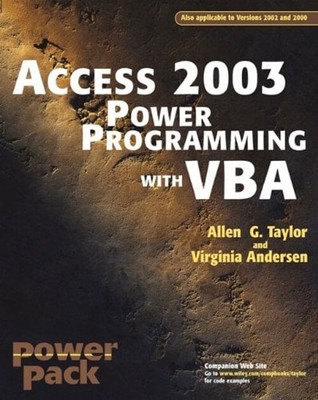 Access 2003 Power Programming with VBA Allen G., Andersen, Virgin