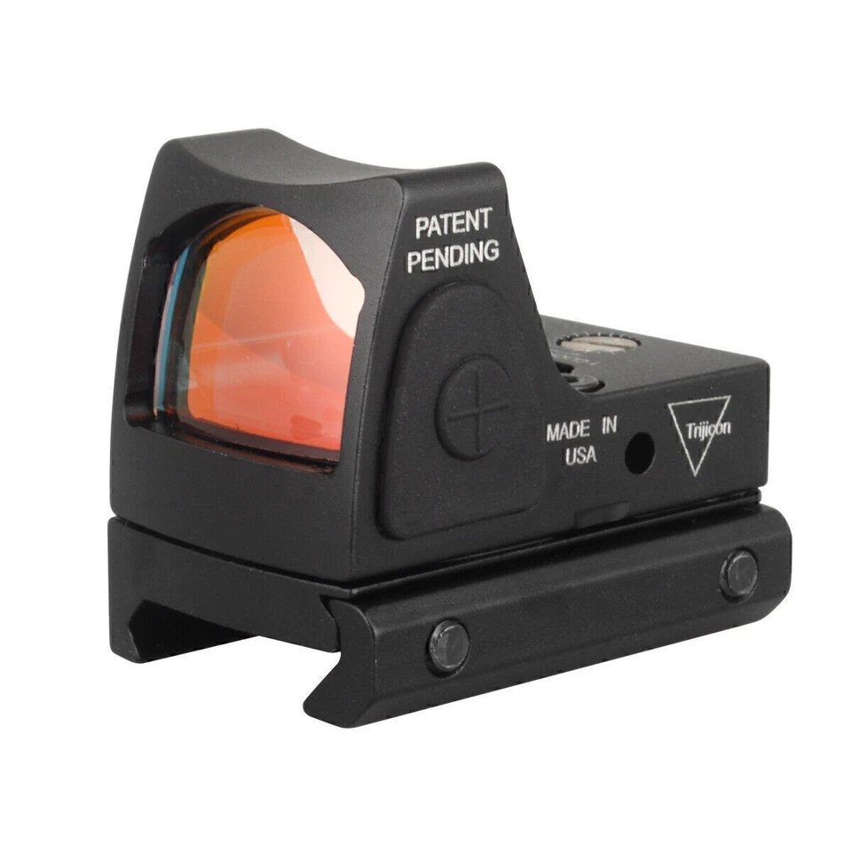 Tactical Mini RMR Holographic Sight Red Dot Reflex Scope w/ 20mm Mount for Glock - Image 4 of 4