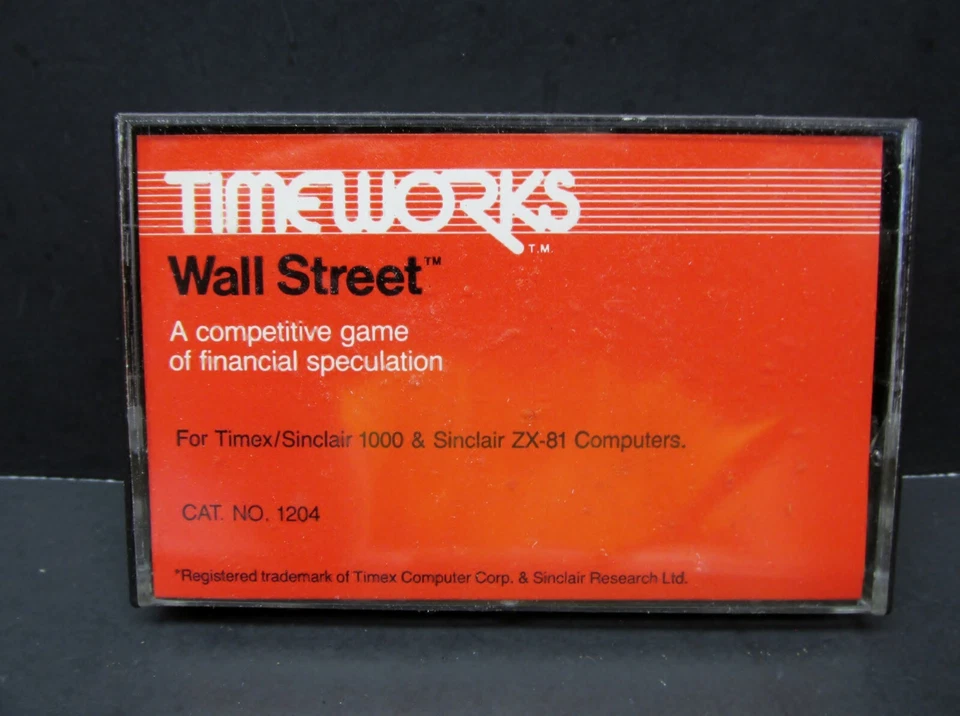 Wall Street, Timex Sinclair & Sinclair ZX-81, Timeworks '83, CIB, Never Used - Image 4 of 4