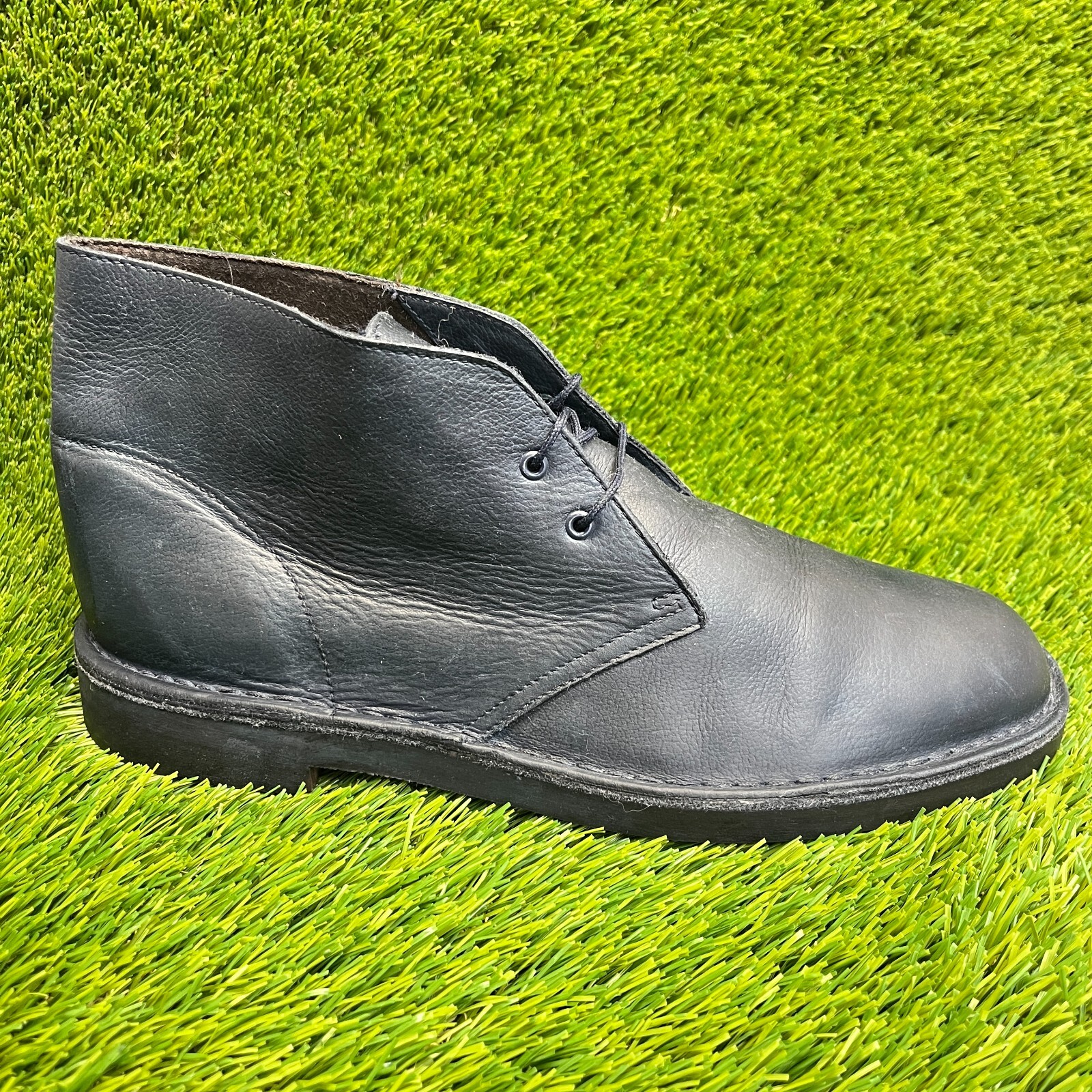 S Size 11 Navy Blue Classic Walking Leather Desert Boots